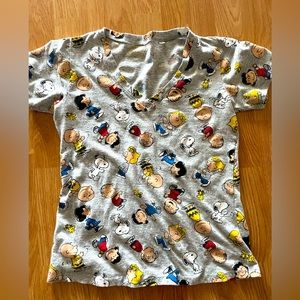 Peanuts snoopy Charlie brown Linus shirt medium